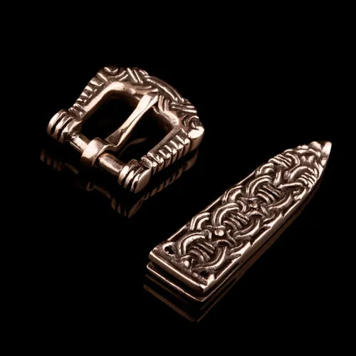 Earrings Northan Viking Silver Small Viking Belt Set from Borre