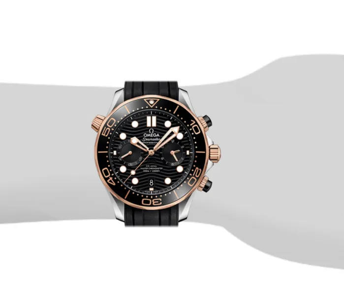 Earrings OMEGA OMEGASEAMASTER DIVER 300M COAXIAL MASTER CHRONOMETER CHRONOGRAPH 44 MM 21022445101001