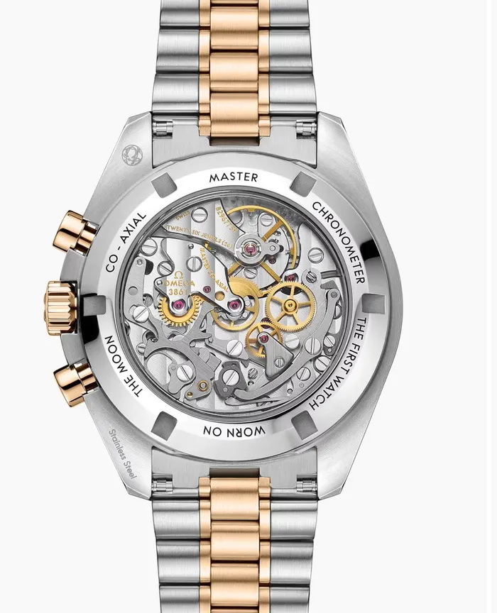 Earrings OMEGA OmegaSPEEDMASTER MOONWATCH PROFESSIONAL 42 mm steel Moonshine gold on steel 31020425002001
