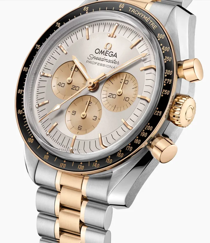 Earrings OMEGA OmegaSPEEDMASTER MOONWATCH PROFESSIONAL 42 mm steel Moonshine gold on steel 31020425002001