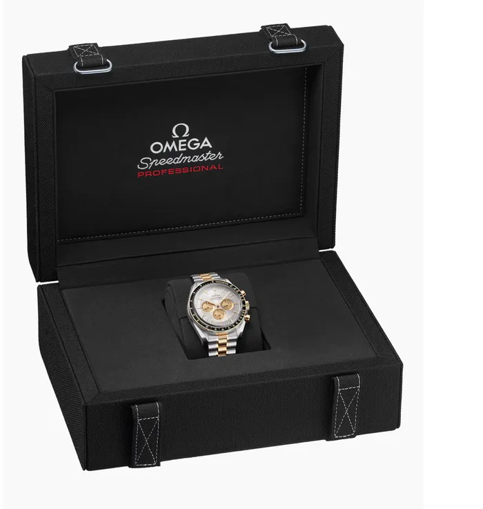 Earrings OMEGA OmegaSPEEDMASTER MOONWATCH PROFESSIONAL 42 mm steel Moonshine gold on steel 31020425002001