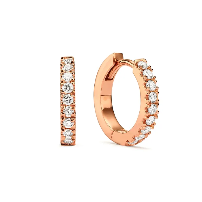 Earrings The Private Room Fine Jewelry Classic Diamond Hoops