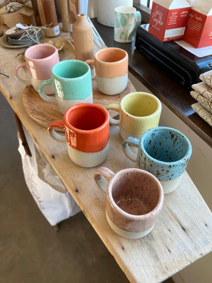 Earrings Yellowtree clay Wholesale Half Glaze Mug Assorted Colors