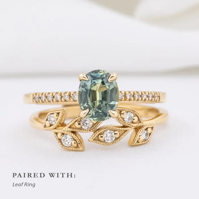 Envero Jewelry Audrey Ring 120ct Light Blue Green Montana Sapphire Rings Envero Jewelry Audrey Ring 120ct Light Blue Green Montana Sapphire Rings