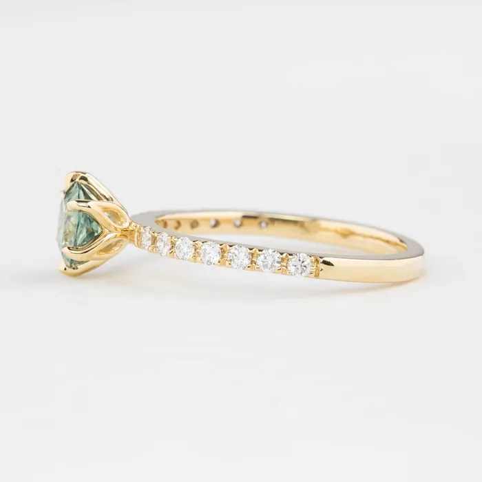 Envero Jewelry Maria Luxe Ring 091ct Parti Blue Green Montana Sapphire Rings Envero Jewelry Maria Luxe Ring 091ct Parti Blue Green Montana Sapphire Rings