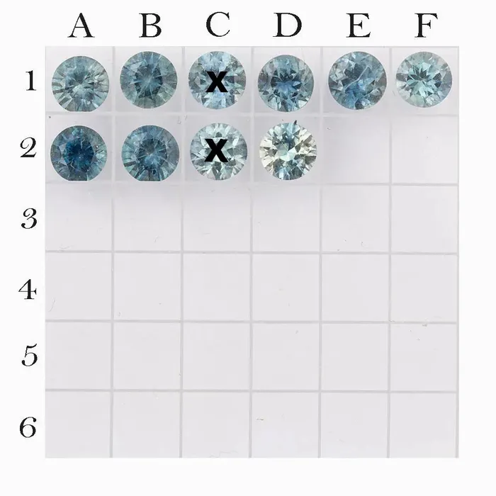 Envero Jewelry Rings 060ct Calibrated Round Montana Sapphires 50mm CS256 3