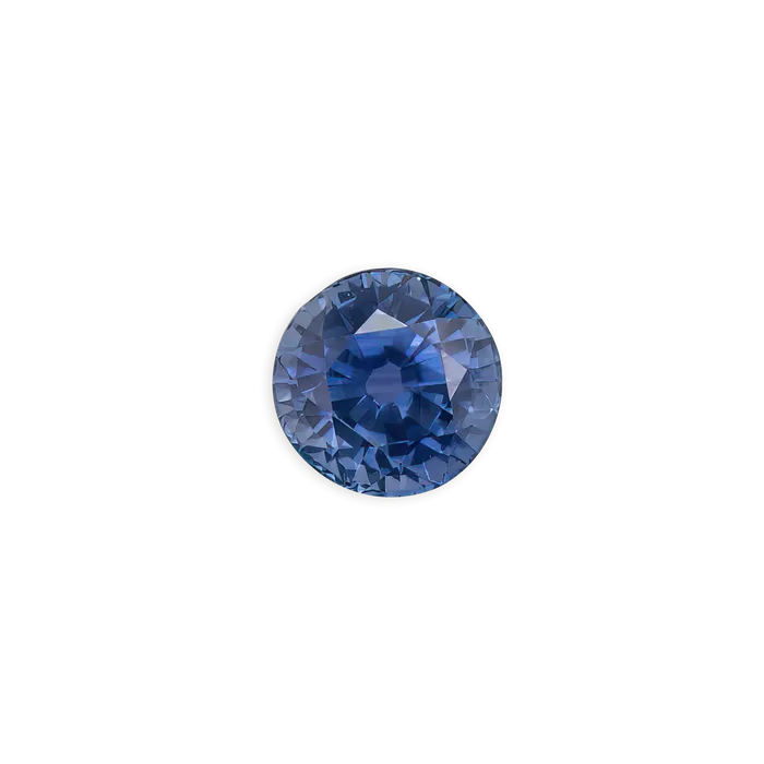 Envero Jewelry Rings 242ct Round Cut Blue Ceylon Sapphire SR226