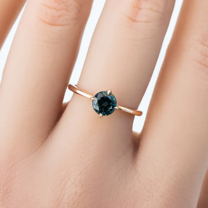 Envero Jewelry Rings Alice Ring 079ct Queensland Sapphire Ring 14K Rose Gold One of a kind Envero Jewelry Rings Alice Ring 079ct Queensland Sapphire Ring 14K Rose Gold One of a kind
