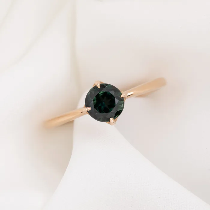 Envero Jewelry Rings Alice Ring 079ct Queensland Sapphire Ring 14K Rose Gold One of a kind Envero Jewelry Rings Alice Ring 079ct Queensland Sapphire Ring 14K Rose Gold One of a kind