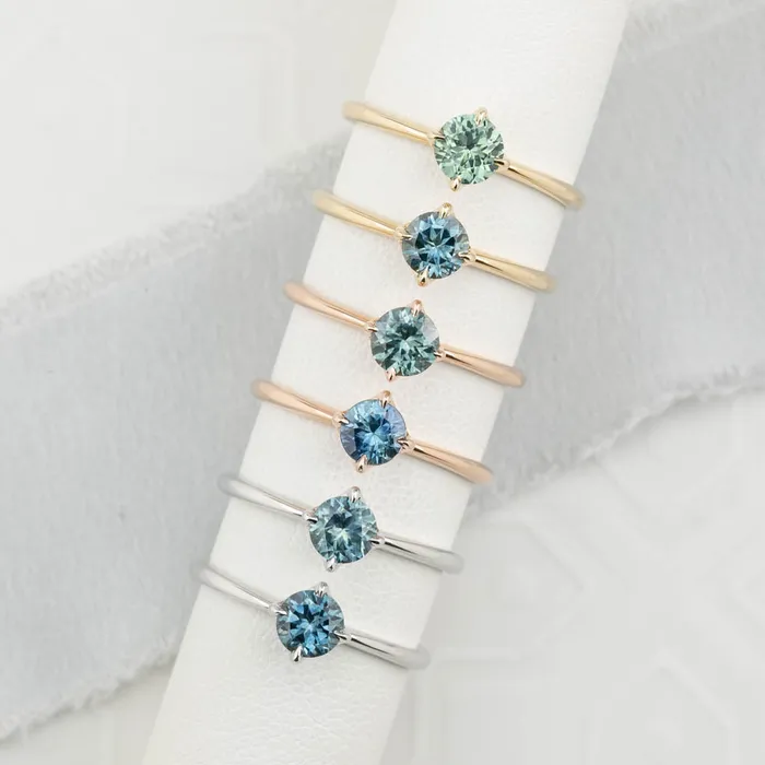 Envero Jewelry Rings Alice Ring 5mm 060ct Montana Sapphire 14k Gold