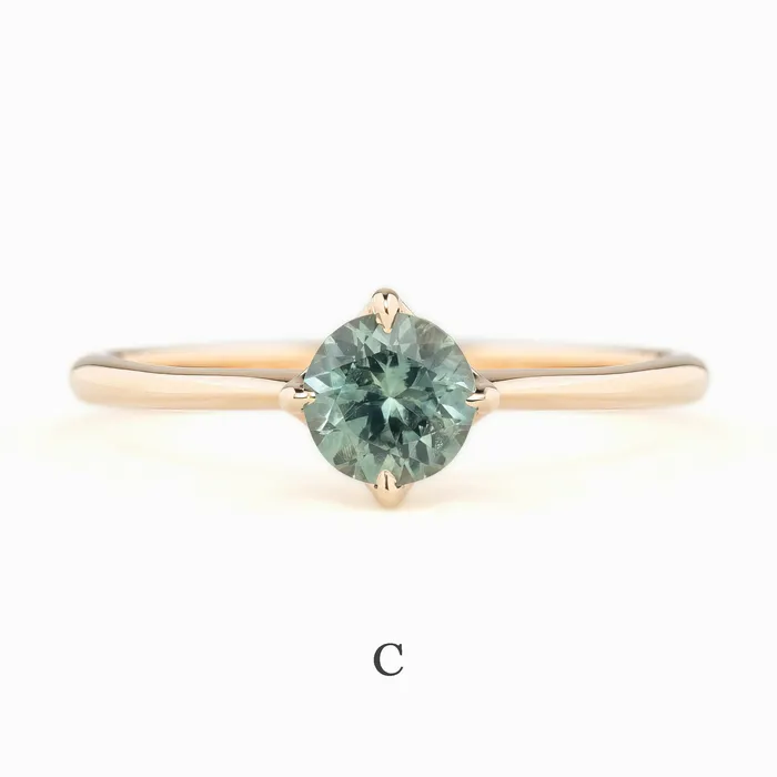 Envero Jewelry Rings Alice Ring 5mm 060ct Montana Sapphire 14k Gold Envero Jewelry Rings Alice Ring 5mm 060ct Montana Sapphire 14k Gold