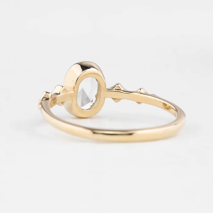 Envero Jewelry Rings Celeste Ring 053ct Oval Rose Cut Diamond 14K Yellow Gold One of a kind Envero Jewelry Rings Celeste Ring 053ct Oval Rose Cut Diamond 14K Yellow Gold One of a kind
