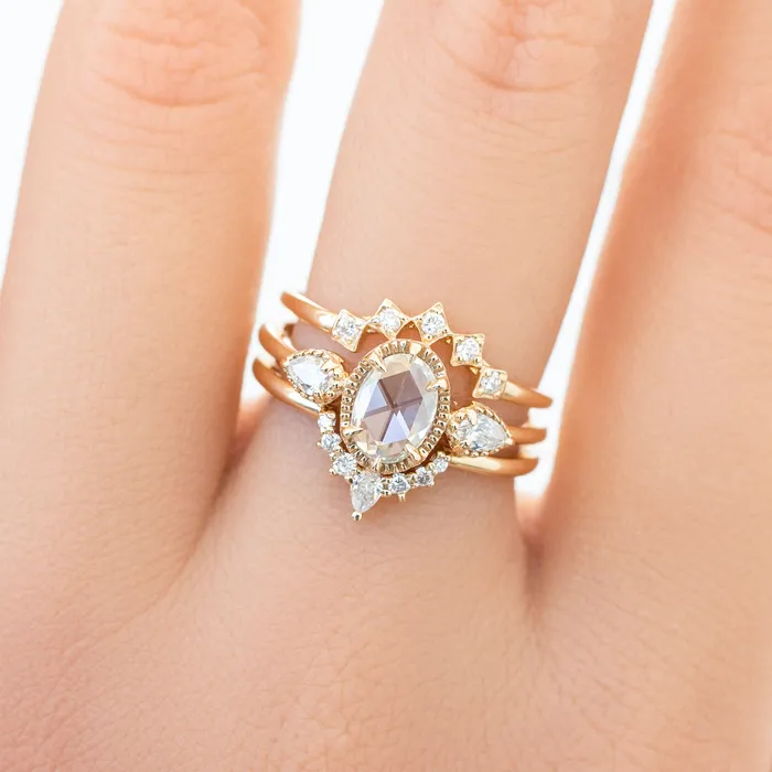 Envero Jewelry Rings Diana Ring 056ct Oval Rose Cut Diamond 14k Yellow Gold One of a kind Envero Jewelry Rings Diana Ring 056ct Oval Rose Cut Diamond 14k Yellow Gold One of a kind