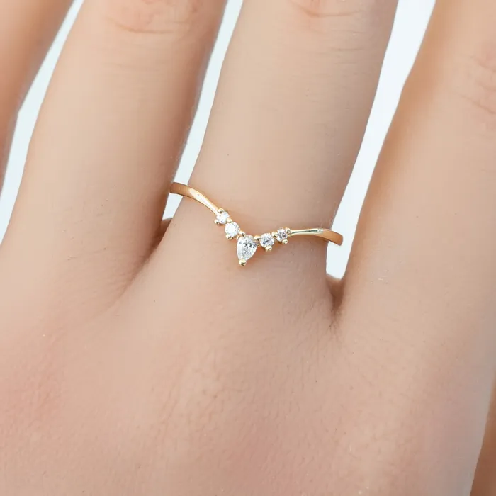Envero Jewelry Rings Gloria Petite Tiara Ring Envero Jewelry Rings Gloria Petite Tiara Ring