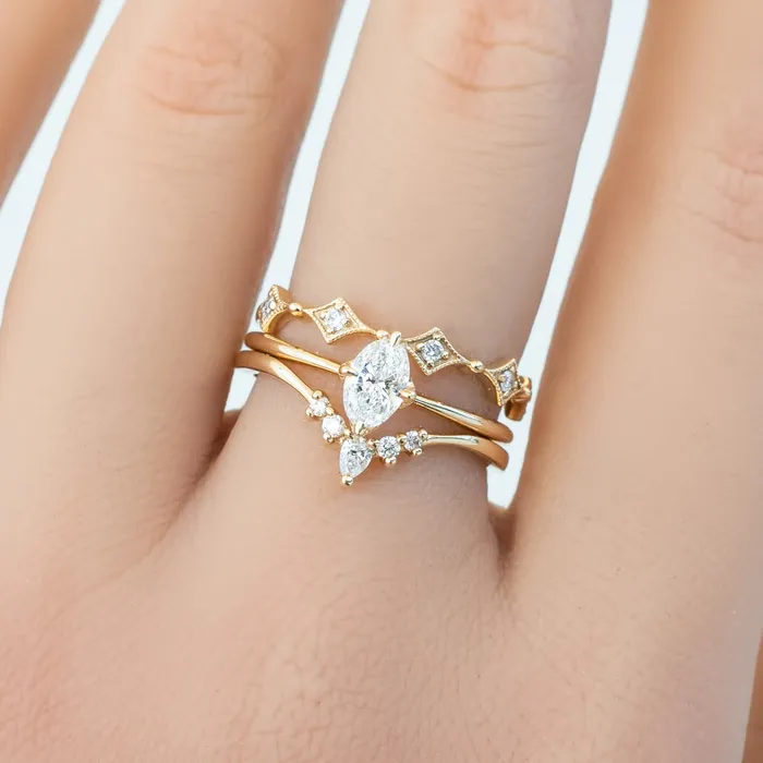Envero Jewelry Rings Gloria Petite Tiara Ring Envero Jewelry Rings Gloria Petite Tiara Ring