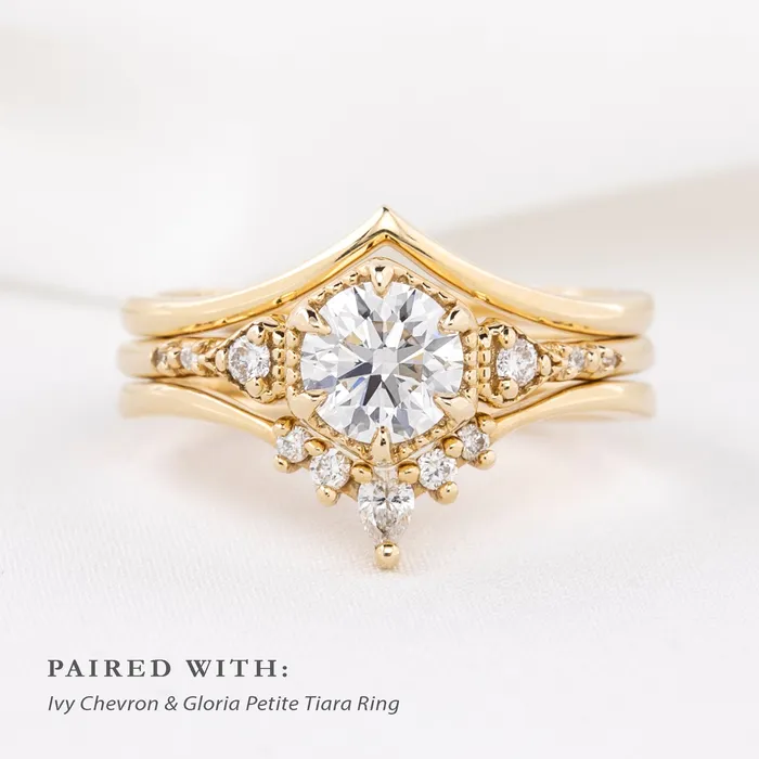 Envero Jewelry Rings Gloria Petite Tiara Ring Envero Jewelry Rings Gloria Petite Tiara Ring
