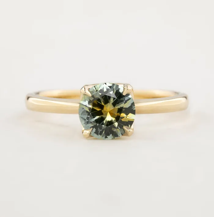 Envero Jewelry Rings Sara Ring 084ct Light Blue Montana Sapphire 14k Yellow Gold One of a kind Envero Jewelry Rings Sara Ring 084ct Light Blue Montana Sapphire 14k Yellow Gold One of a kind