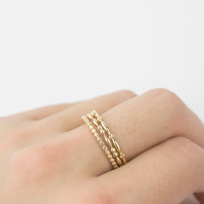 Envero Jewelry Rings Stacking Ring Set of 3