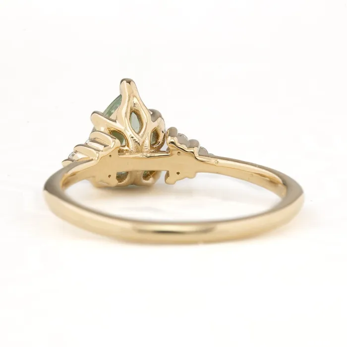 Envero Jewelry Rings Teresa Ring 149ct Light Green Montana Sapphire 14k Yellow Gold One of a kind Envero Jewelry Rings Teresa Ring 149ct Light Green Montana Sapphire 14k Yellow Gold One of a kind