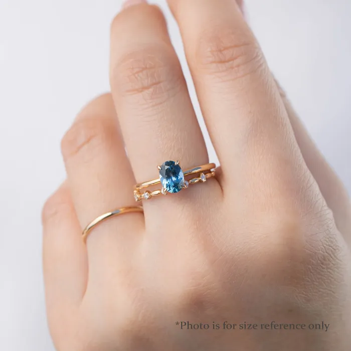 Envero Jewelry Sara Ring 082ct Blue Green Montana Sapphire 14K Yellow Gold One of a kind Rings Envero Jewelry Sara Ring 082ct Blue Green Montana Sapphire 14K Yellow Gold One of a kind Rings