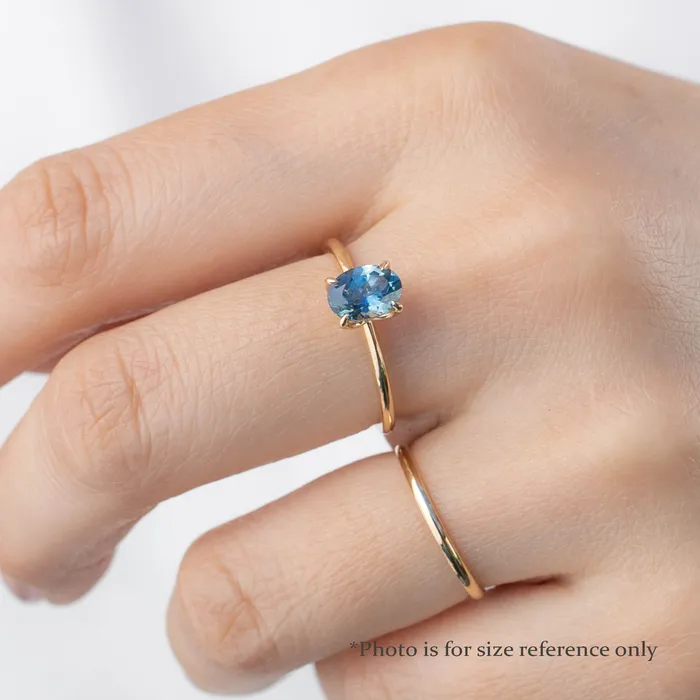 Envero Jewelry Sara Ring 082ct Blue Green Montana Sapphire 14K Yellow Gold One of a kind Rings Envero Jewelry Sara Ring 082ct Blue Green Montana Sapphire 14K Yellow Gold One of a kind Rings