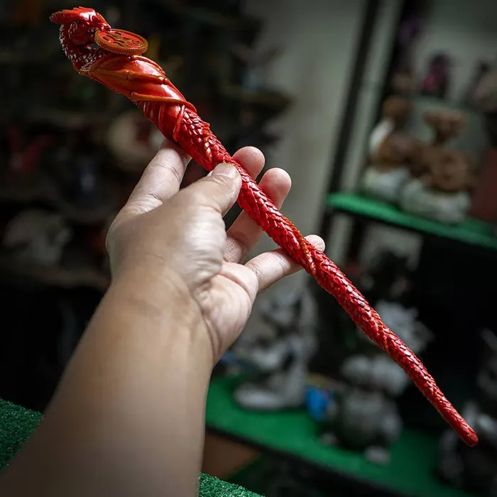 Fire Dragon Wand PACIFIC GIFTWARE Earrings