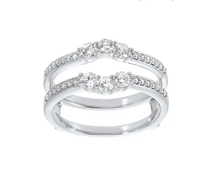GemsOne 14K WHITE GOLD DIAMOND 33 TW ENHANCER RING WB577314WC Rings
