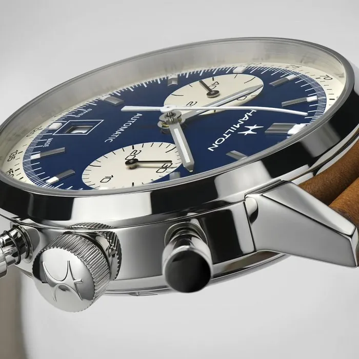 HAMILTON Earrings HamiltonAMERICAN CLASSIC INTRAMATIC AUTOMATIC CHRONO 40mm H38416541