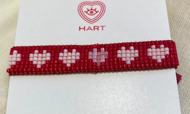 Hart Hagerty Adult Red Heart Bracelet Bracelets