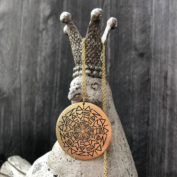 HeidiJHale Necklaces NEW Limited Edition 3 Name Namedala Mandala Name Necklace