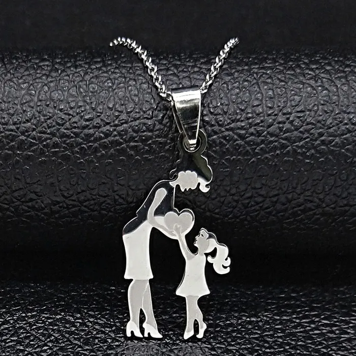 Juzan Jewelry Necklaces Mom Daughter Necklace
