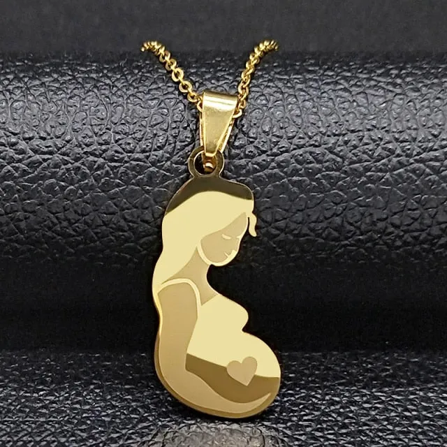 Juzan Jewelry Necklaces Mom Daughter Necklace