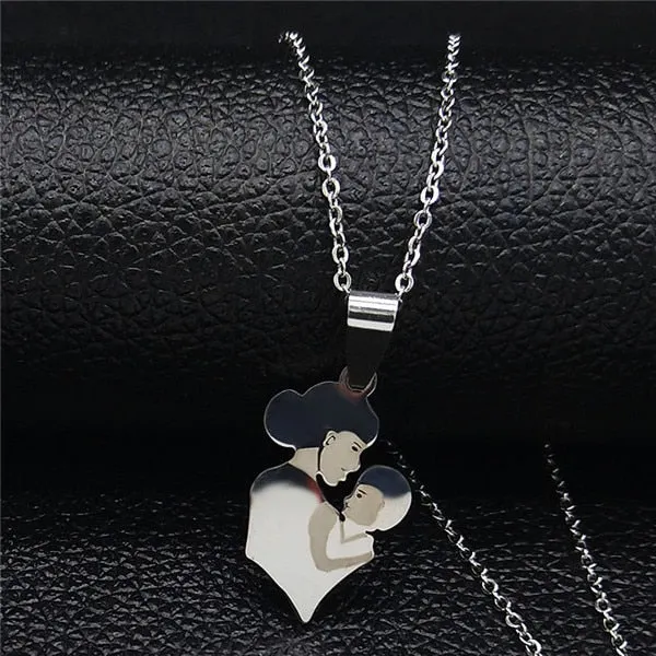 Juzan Jewelry Necklaces Mom Daughter Necklace