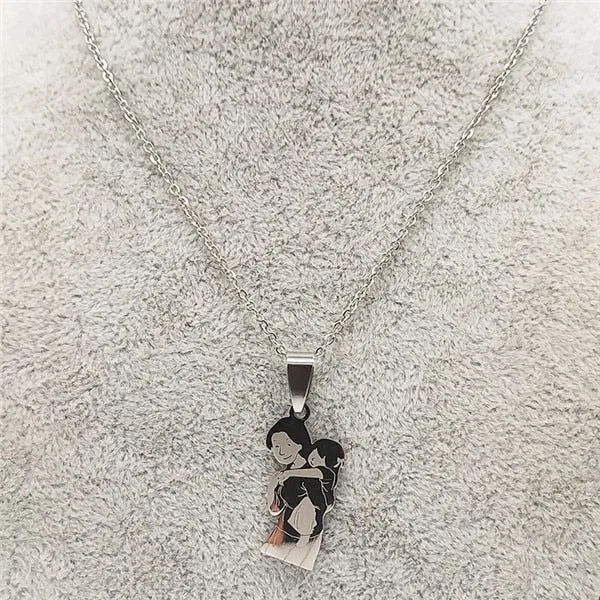 Juzan Jewelry Necklaces Mom Daughter Necklace