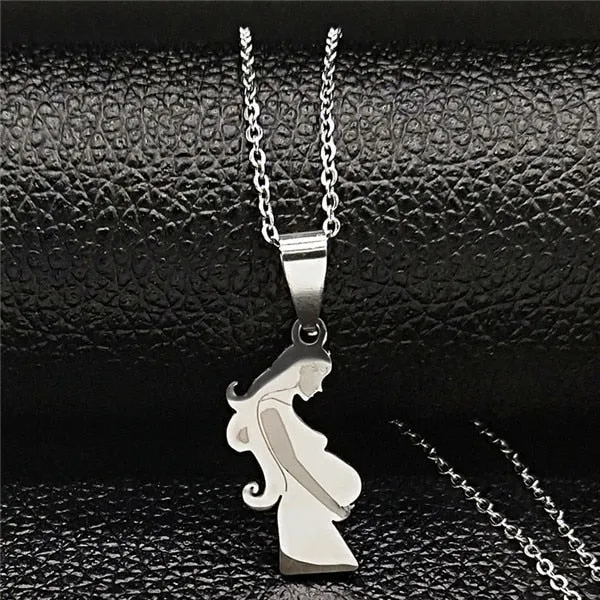 Juzan Jewelry Necklaces Mom Daughter Necklace