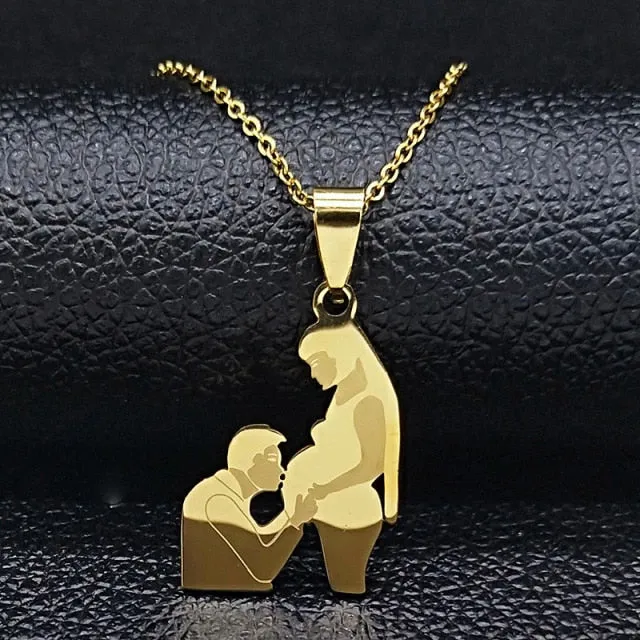 Juzan Jewelry Necklaces Mom Daughter Necklace
