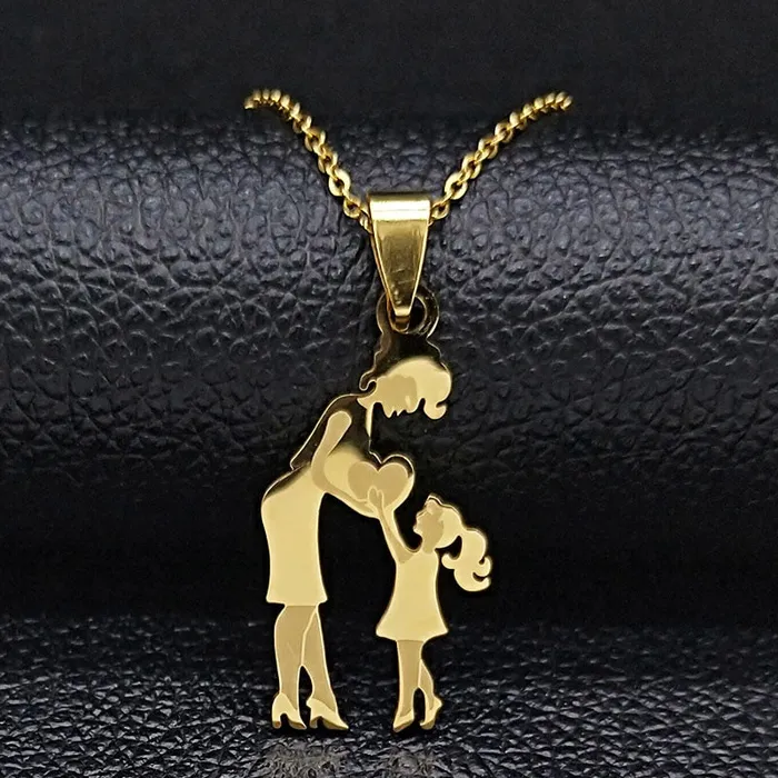 Juzan Jewelry Necklaces Mom Daughter Necklace