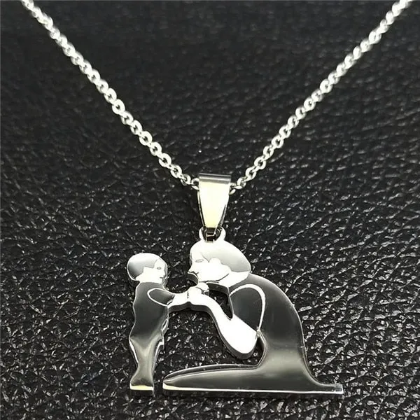 Juzan Jewelry Necklaces Mom Daughter Necklace
