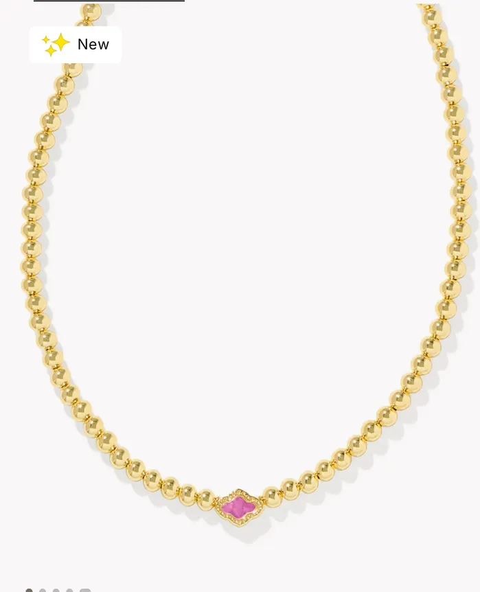 Kendra ScottAbbie Gold Beaded Necklace in Azalea Illusion 9608872370 KENDRA SCOTT Necklaces Kendra ScottAbbie Gold Beaded Necklace in Azalea Illusion 9608872370 KENDRA SCOTT Necklaces