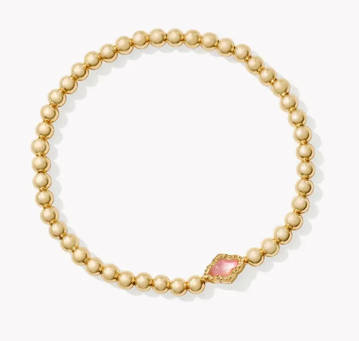 KENDRA SCOTT Abbie Gold Beaded Stretch Bracelet in Azalea Illusion 9608872989 KENDRA SCOTT Bracelets KENDRA SCOTT Abbie Gold Beaded Stretch Bracelet in Azalea Illusion 9608872989 KENDRA SCOTT Bracelets