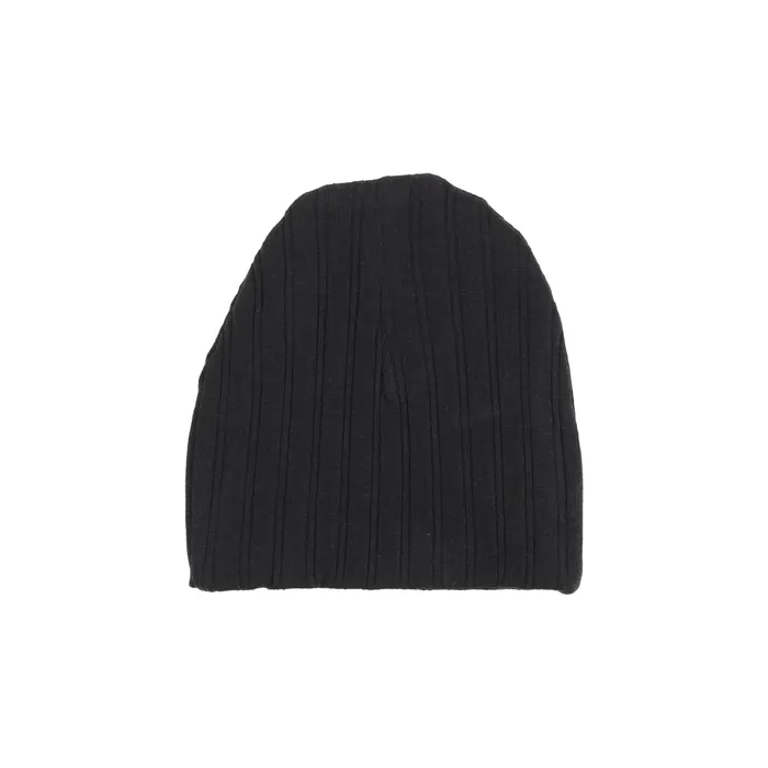 Lil Legs Rings Lil Legs Double Ribbed Beanie Black