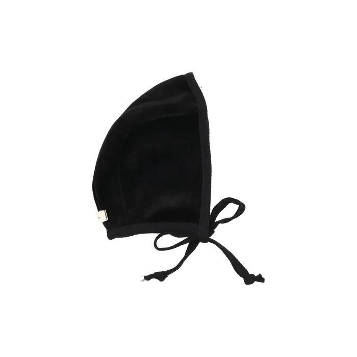 Lilette Rings Lilette Velour Bonnet Wrap Black
