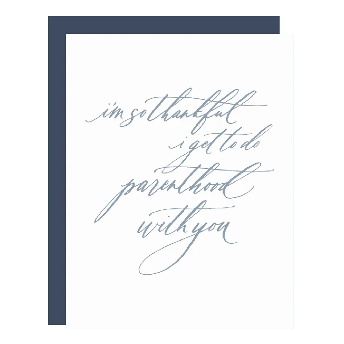 Little Well Paper Co Necklaces Parenthood with You Card