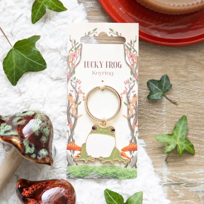 Lucky Frog Keyring Something Different Wholesale Necklaces