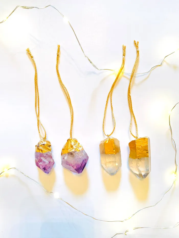 Maple Love Earrings Crystal Ornament