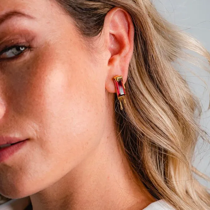Marie June Jewelry Dripping Gemstone Earring Earrings