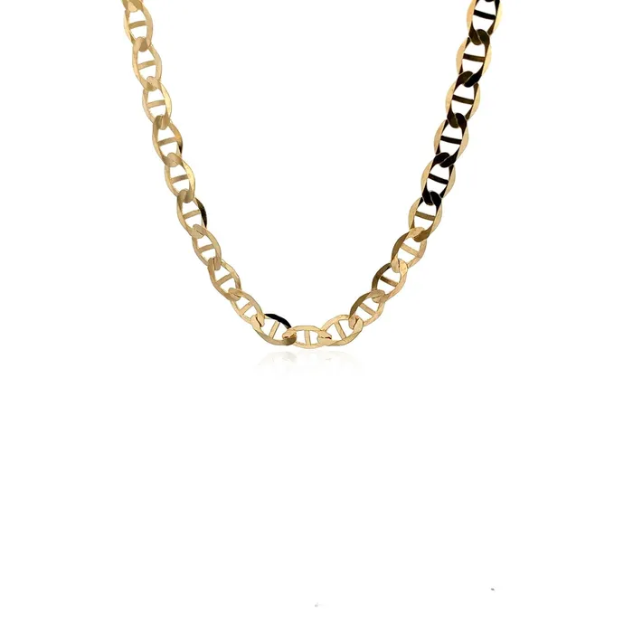 MayaMila Necklaces 55mm 10k Yellow Gold Mariner Link Chain