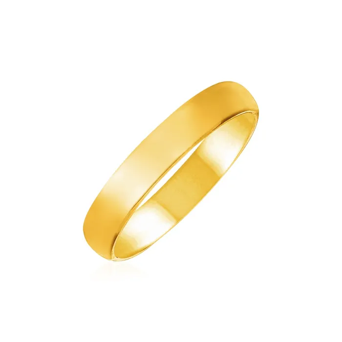 MayaMila Rings 14k Yellow Gold Comfort Fit Wedding Band