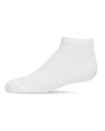 Memoi Rings Memoi Pointelle Anklet Socks White