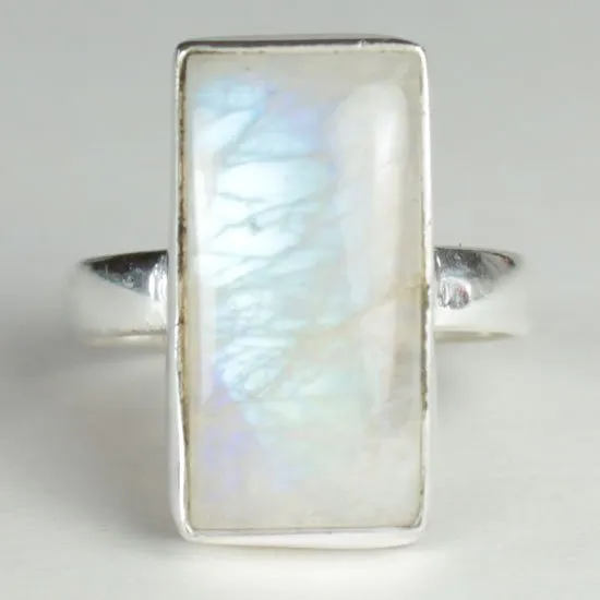 Moonstone Rectangle Ravish Ring Sterling Silver Esprit Creations Rings
